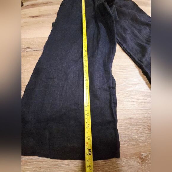 C&C California Black Wide Leg Pants with Elastic Waistband - Picture 7 of 13